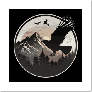 Mountain Bird Posters and Art